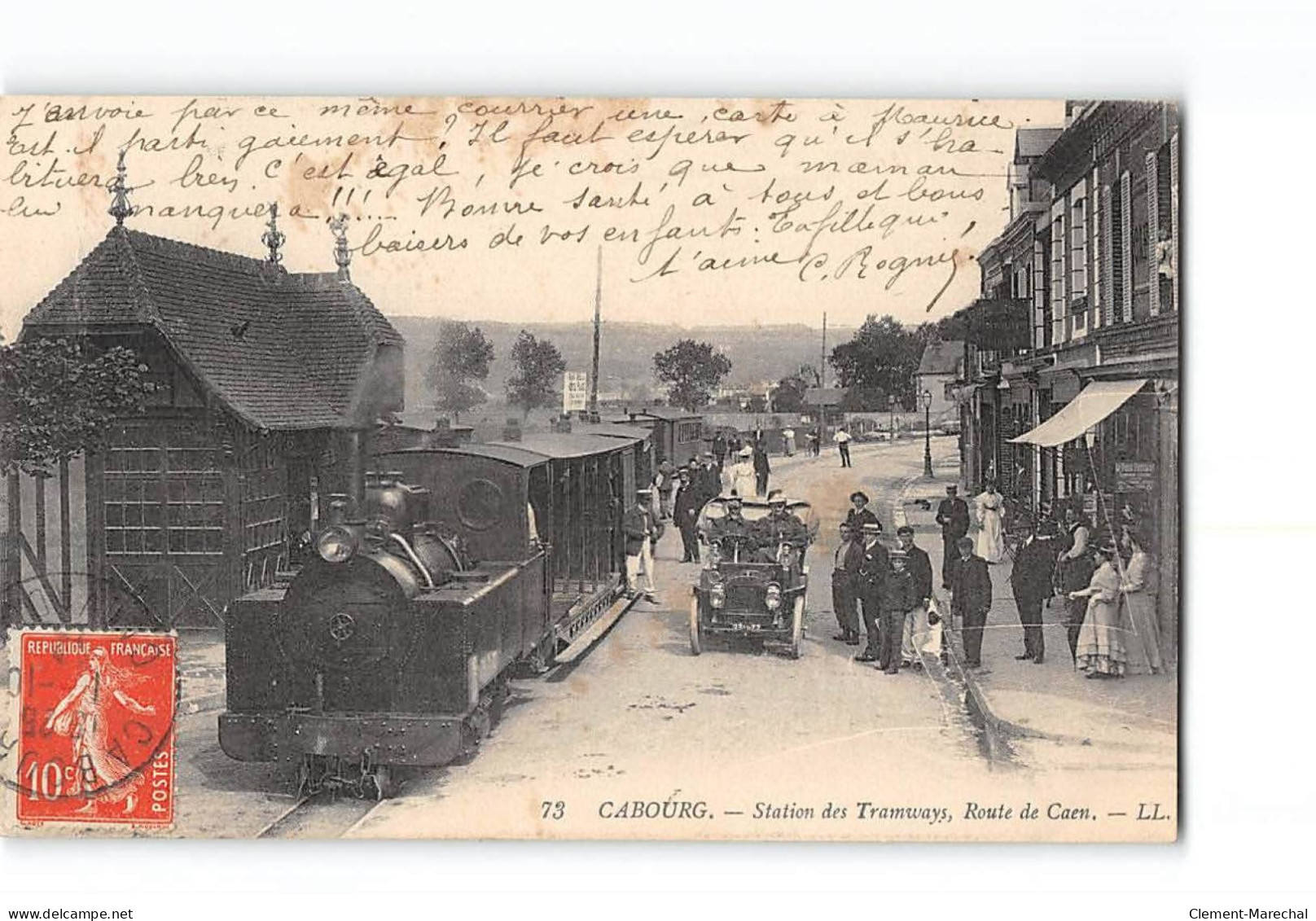 CABOURG - Station Des Tramways - Route De Caen - Très Bon état - Cabourg