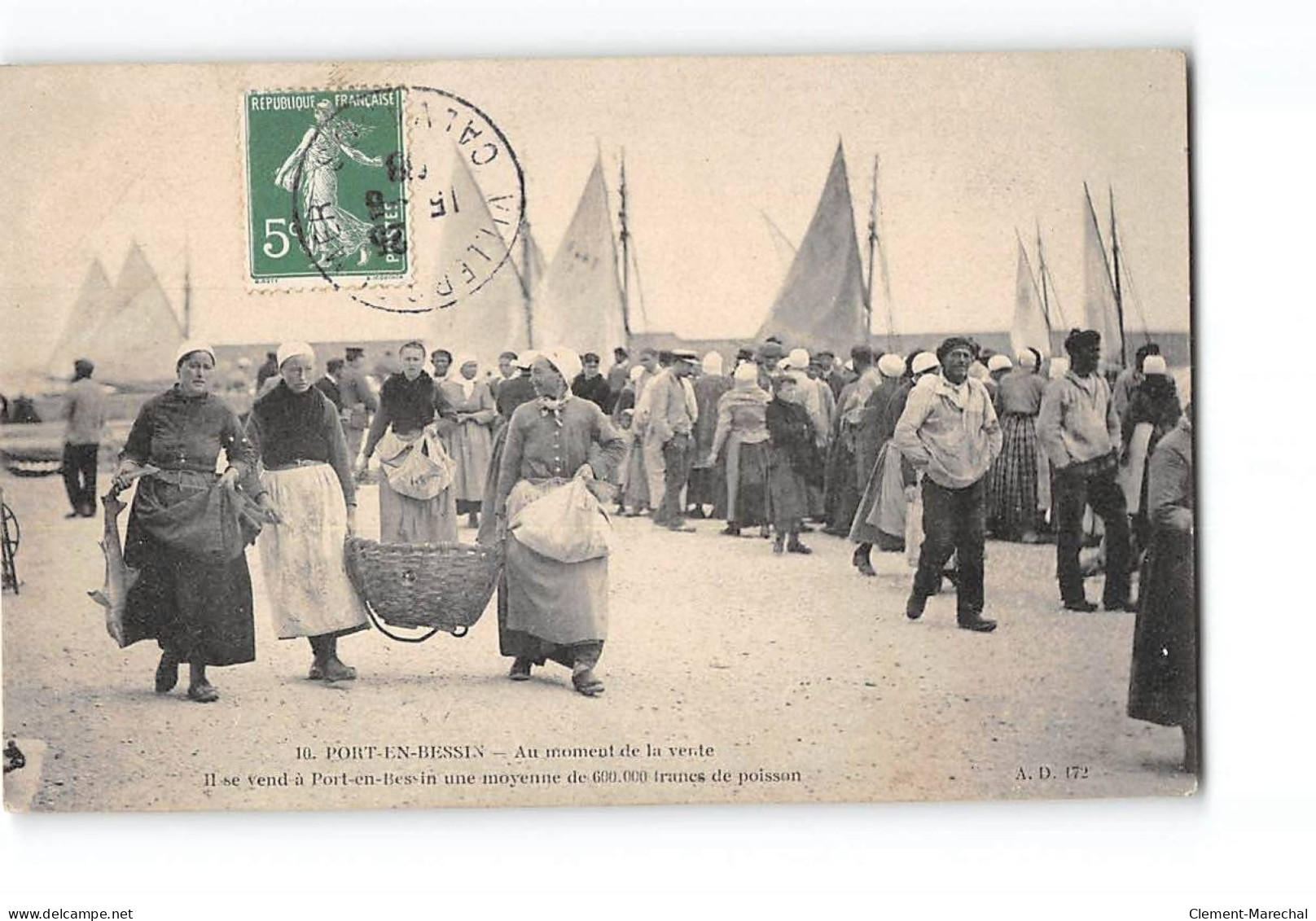 PORT EN BESSIN - Au Moment De La Vente - Très Bon état - Port-en-Bessin-Huppain