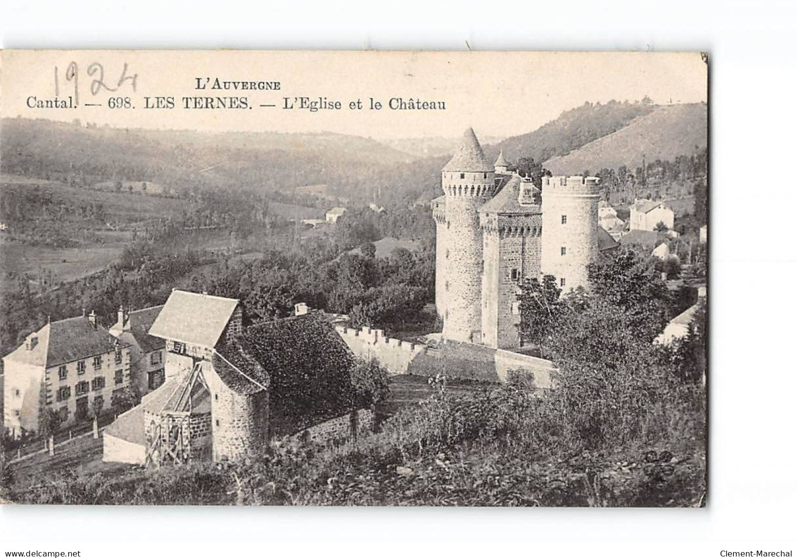 LES TERNES - L'Eglise Et Le Château - Très Bon état - Other & Unclassified