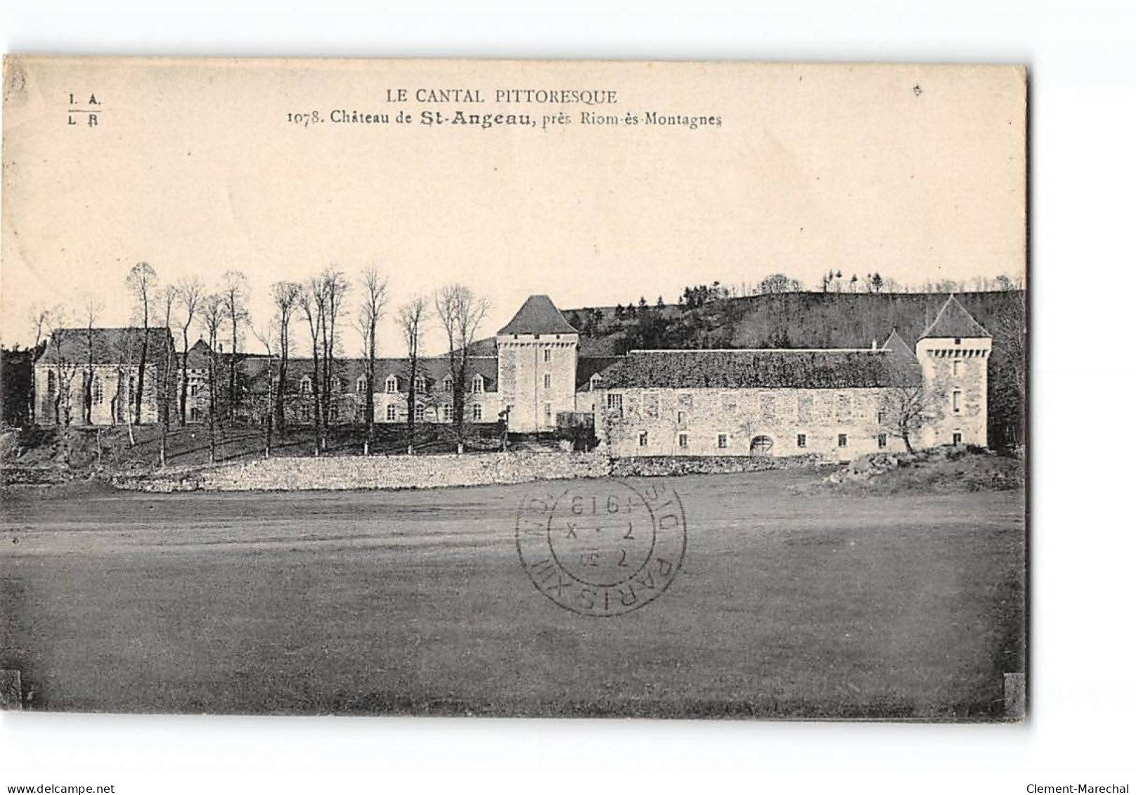 Château De SAINT ANGEAU Près Riom ès Montagnes - Très Bon état - Other & Unclassified
