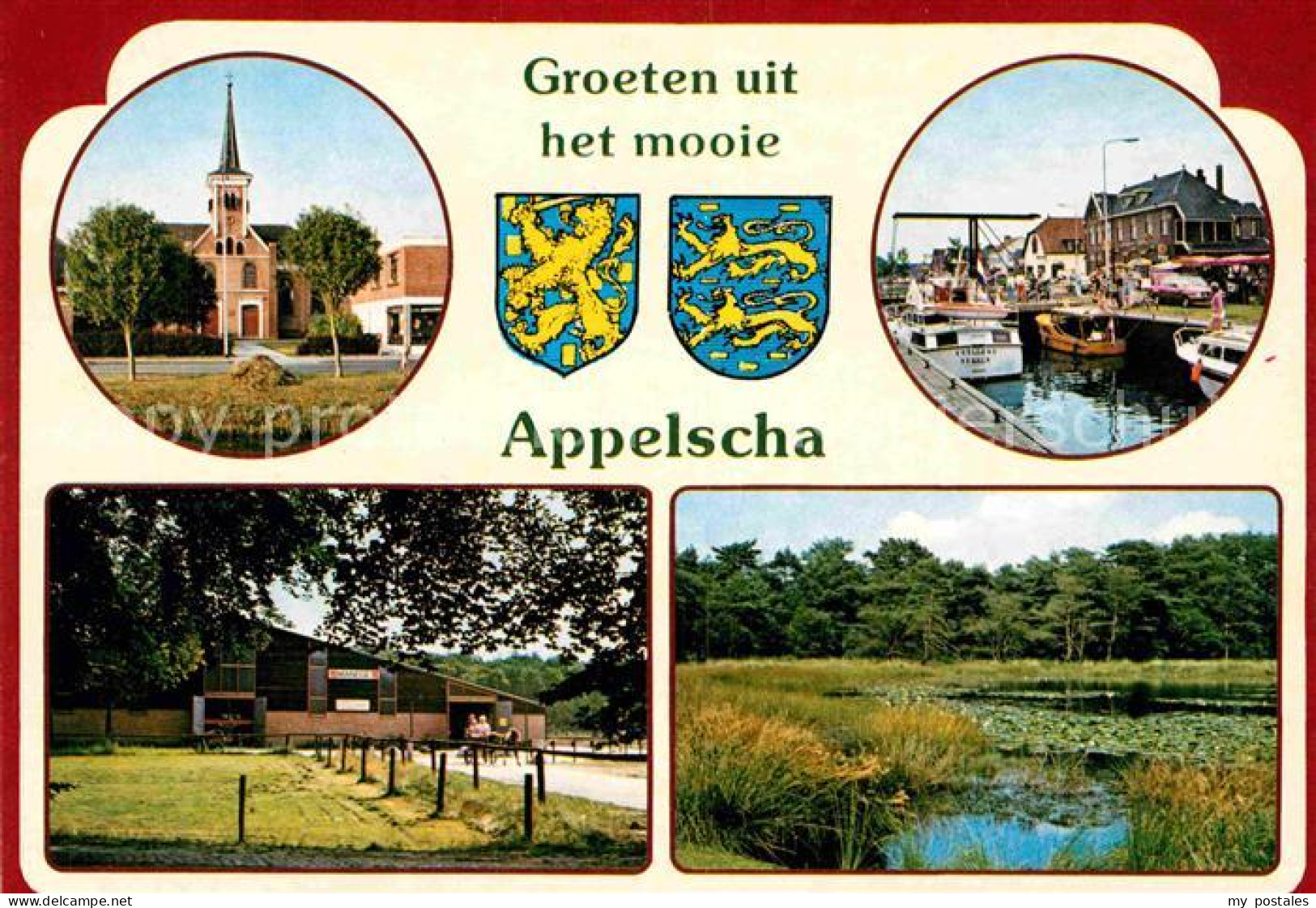 72738791 Appelscha Hafen Kirche See  Appelscha - Other & Unclassified