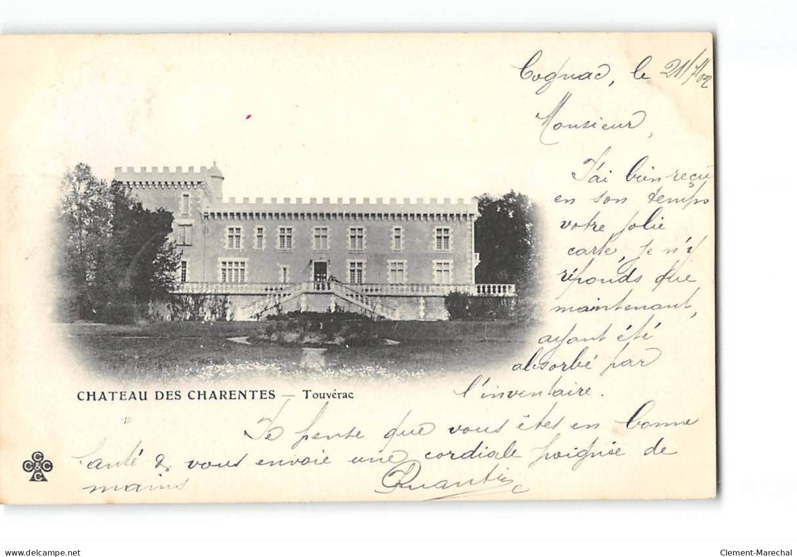 Château Des Charentes - TOUVERAC - Très Bon état - Other & Unclassified
