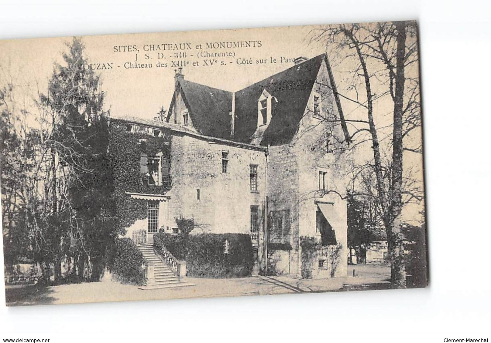 VOUZAN - Château - Côté Sur Le Parc - Très Bon état - Sonstige & Ohne Zuordnung