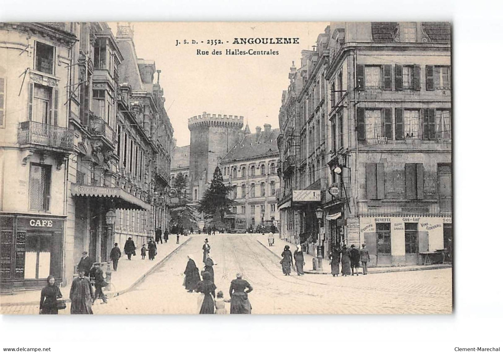 ANGOULEME - Rue Des Halles Centrales - Très Bon état - Angouleme