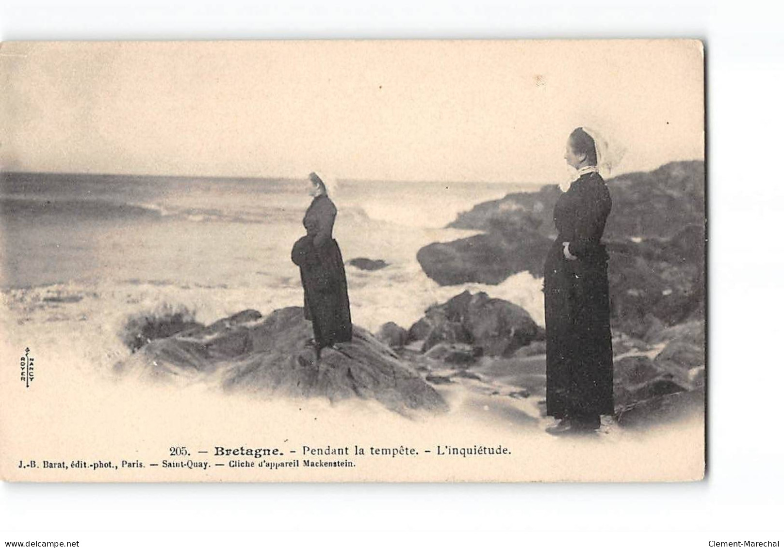 Bretagne - Pendant La Tempête - L'inquiétude - Très Bon état - Sonstige & Ohne Zuordnung