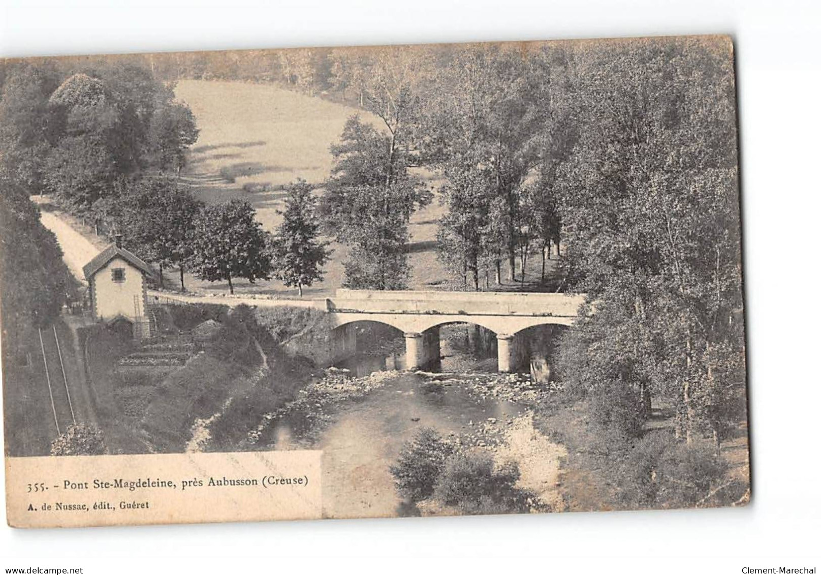 Pont SAINTE MAGDELEINE Près Aubusson - état - Other & Unclassified