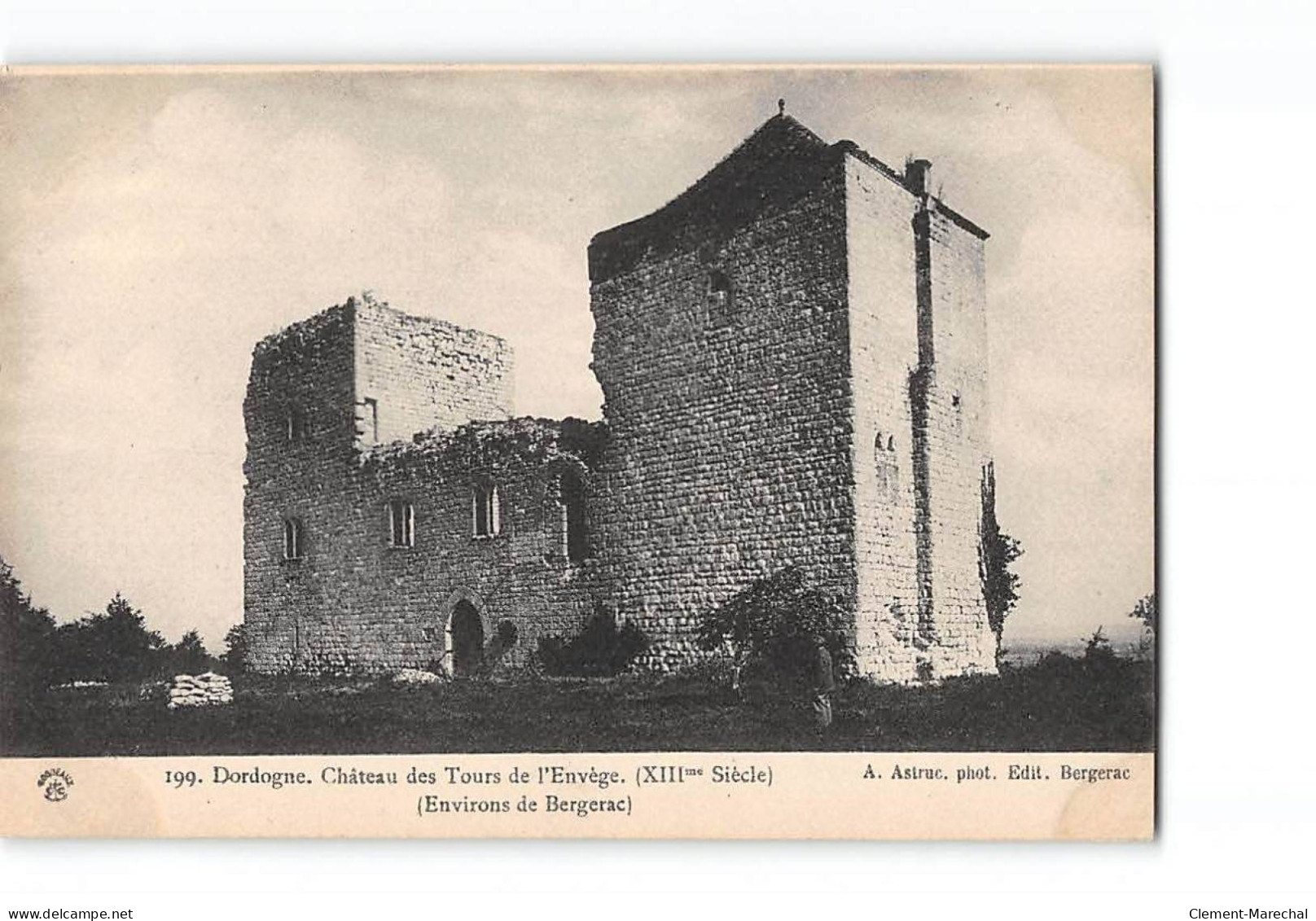 Environs De Bergerac - Château Des Tours De L'Envêge - Très Bon état - Andere & Zonder Classificatie