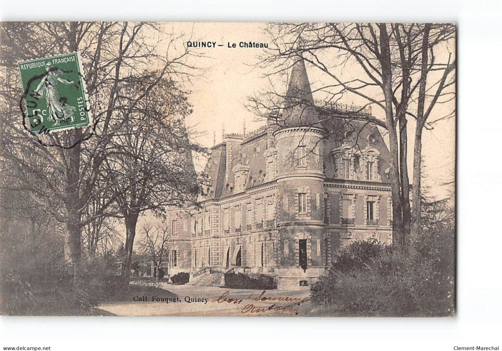 QUINCY - Le Château  - Très Bon état - Autres & Non Classés