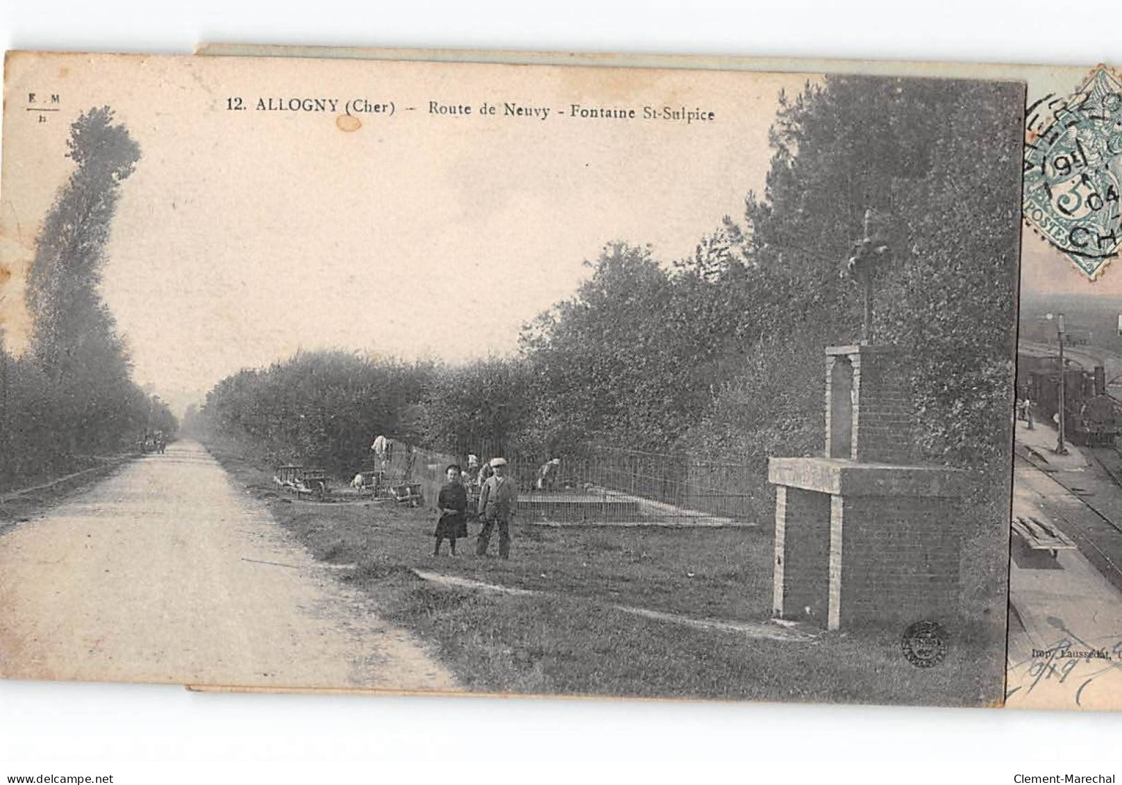 ALLOGNY - Route De Neuvy - Fontaine Saint Sulpice - Très Bon état - Autres & Non Classés