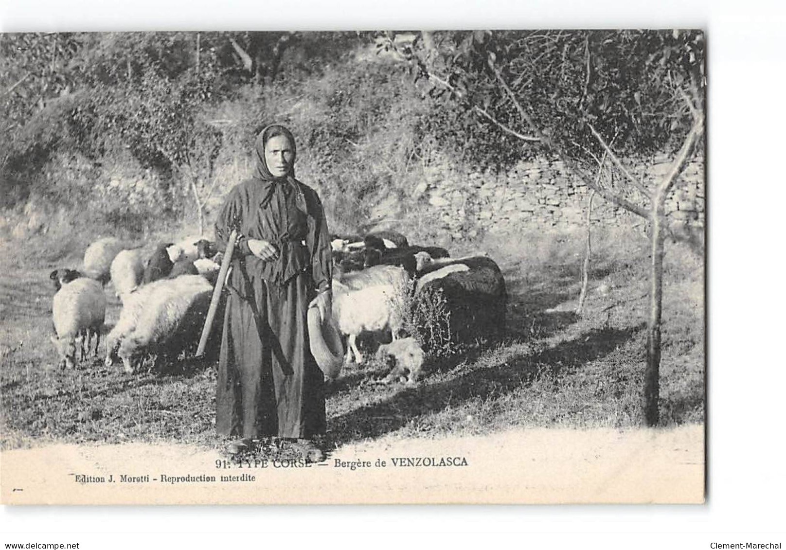 TYPE CORSE - Bergère De VENZOLASCA - Très Bon état - Autres & Non Classés