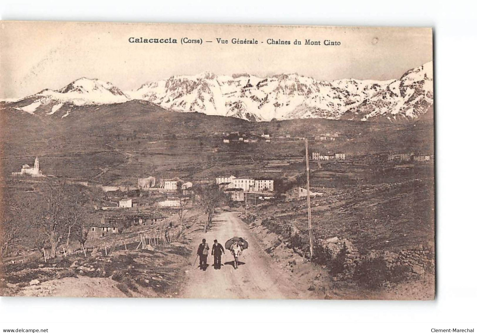 CALACUCCIA - Vue Générale - Chaînes Du Mont Ciato - Très Bon état - Autres & Non Classés