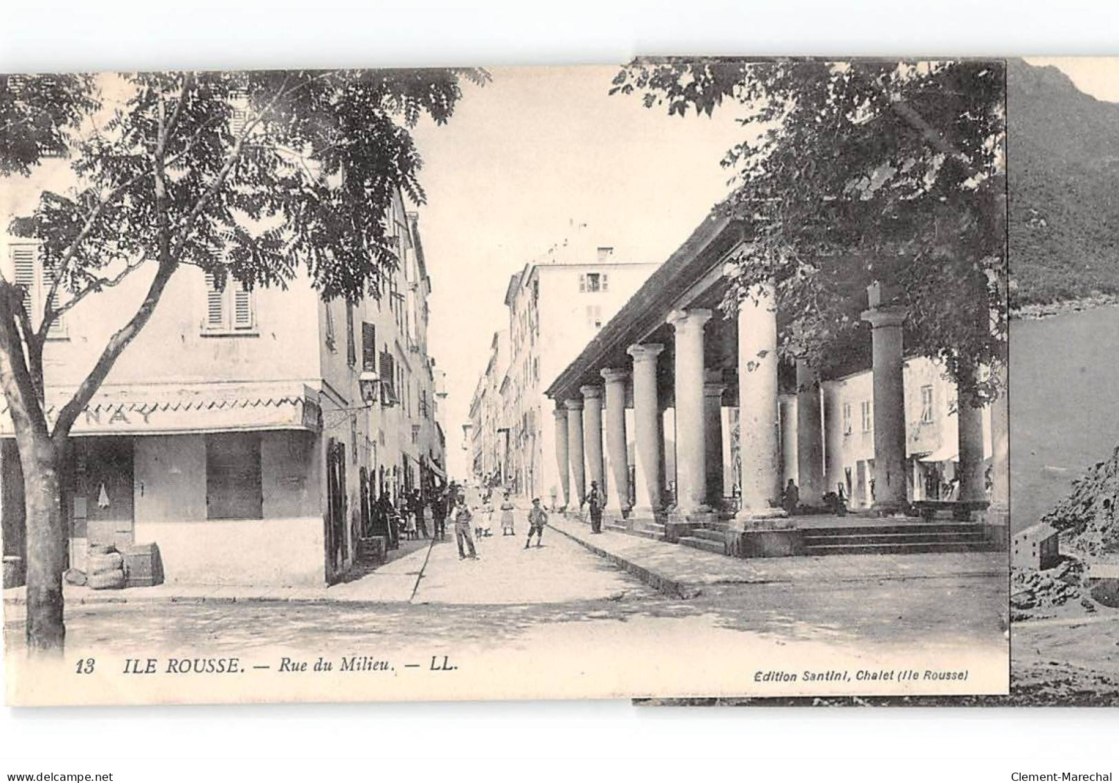 ILE ROUSSE - Rue Du Milieu - Très Bon état - Sonstige & Ohne Zuordnung