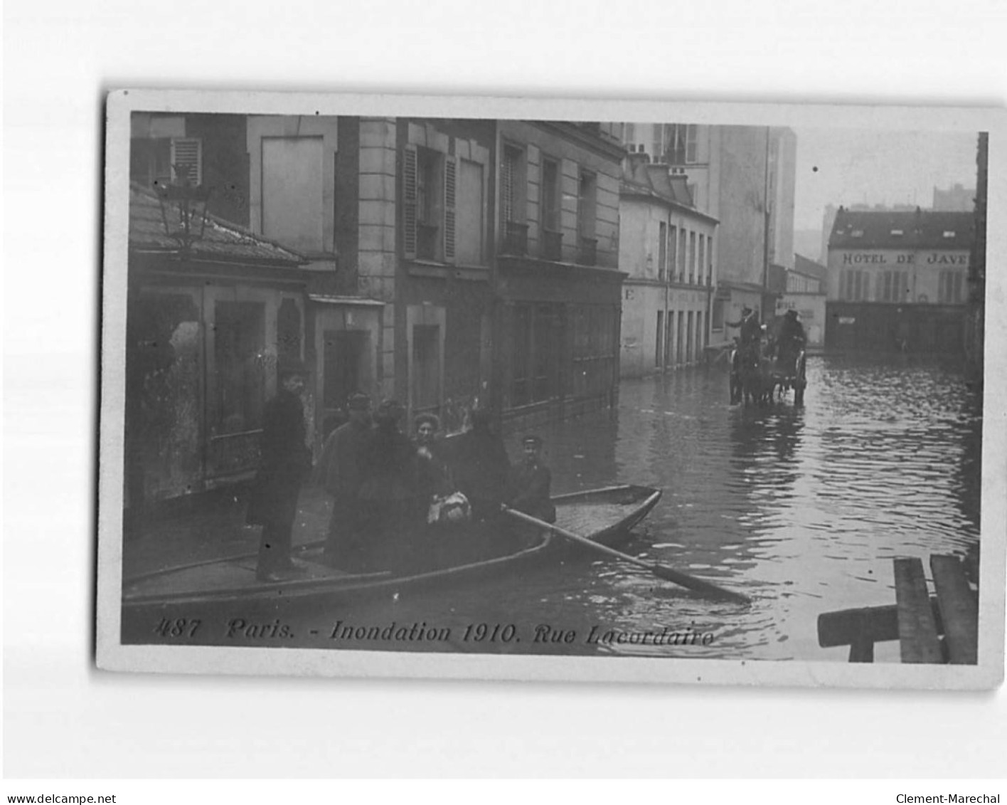 PARIS : Inondations 1910, Rue Lacordaire - Très Bon état - Paris Flood, 1910