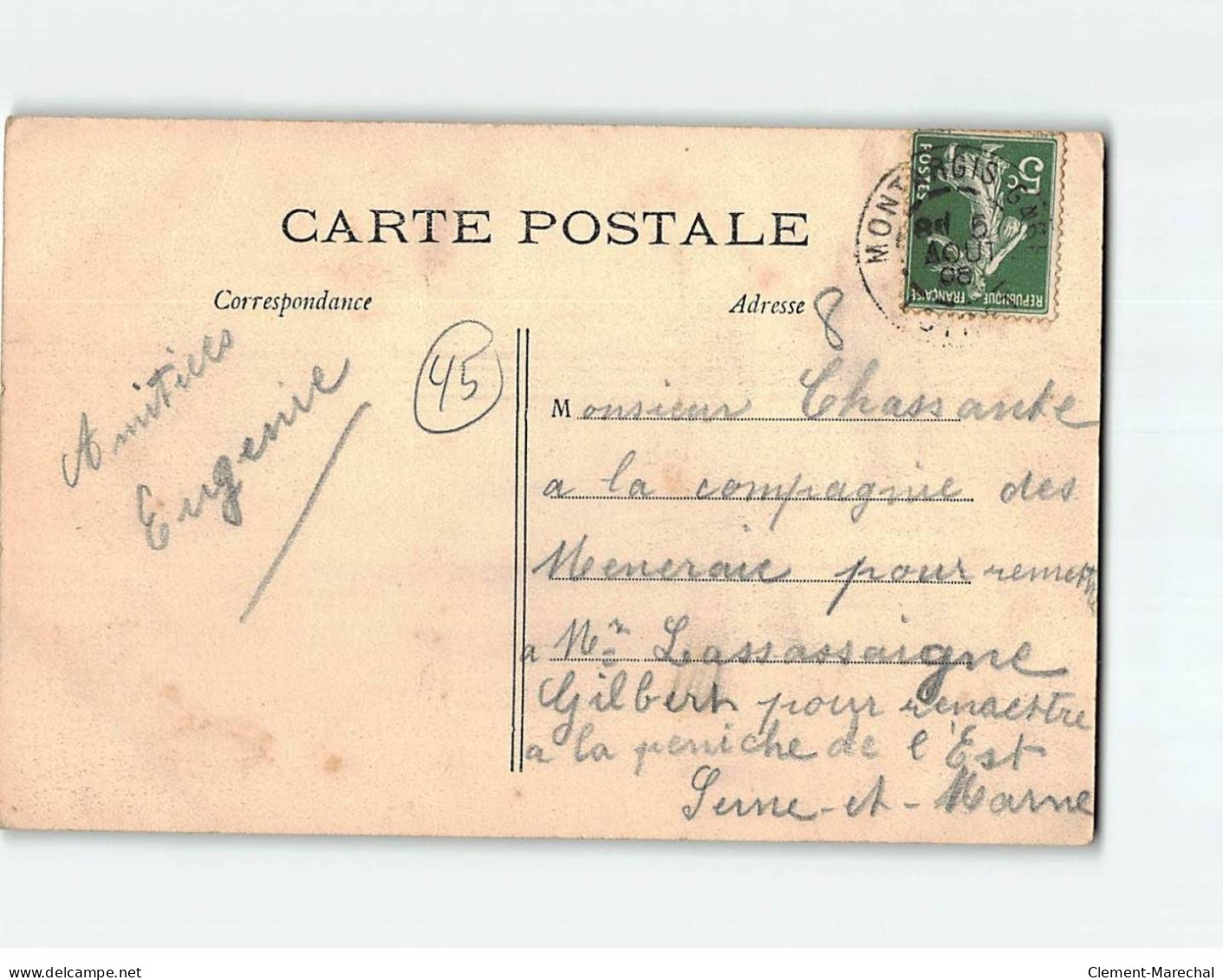 MONTARGIS : Carte Souvenir - état - Montargis