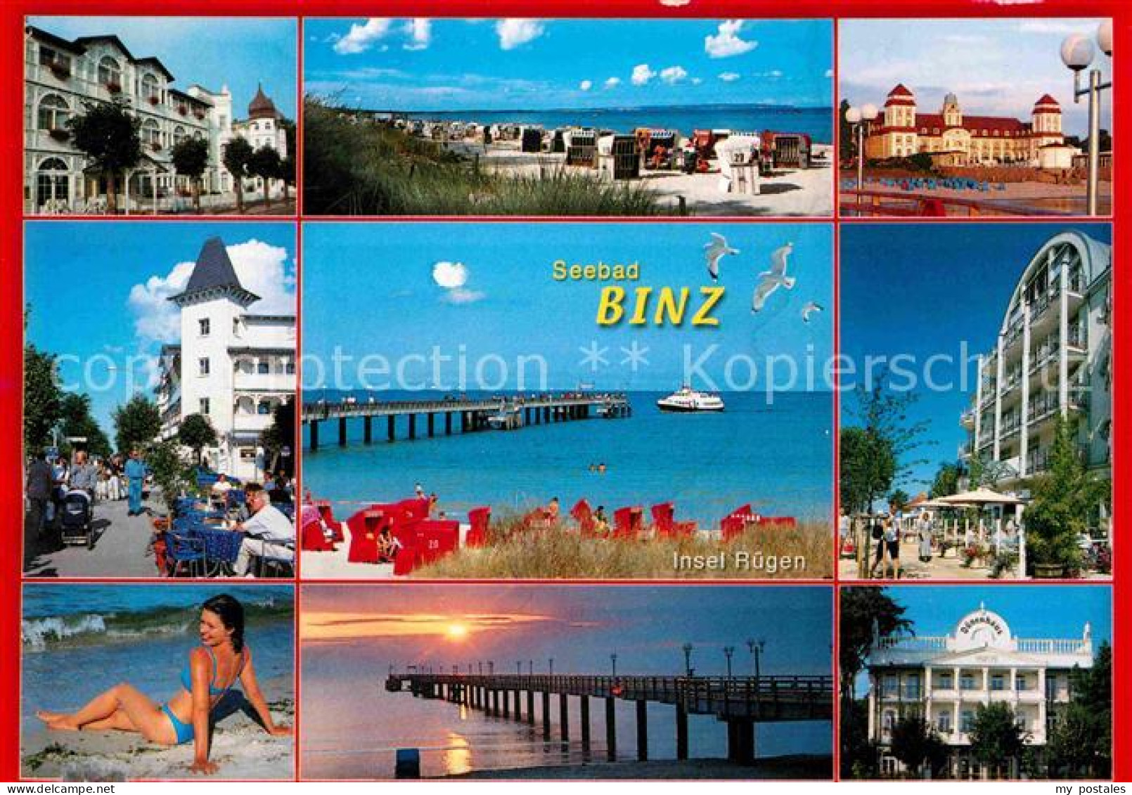 72738714 Binz Ruegen Strand Seebruecke Binz - Sonstige & Ohne Zuordnung