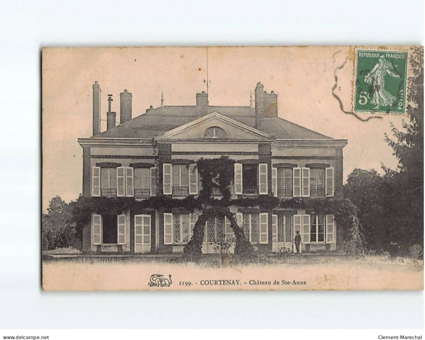 COURTENAY : Château De Sainte-Anne - état - Courtenay