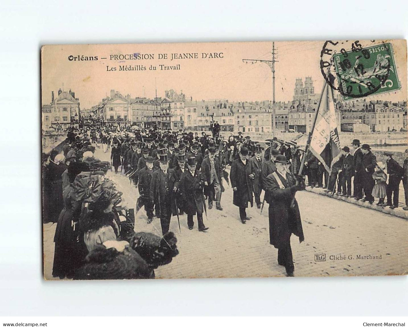 ORLEANS : Procession De Jeanne D'Arc, Les Médaillés Du Travail - état - Orleans