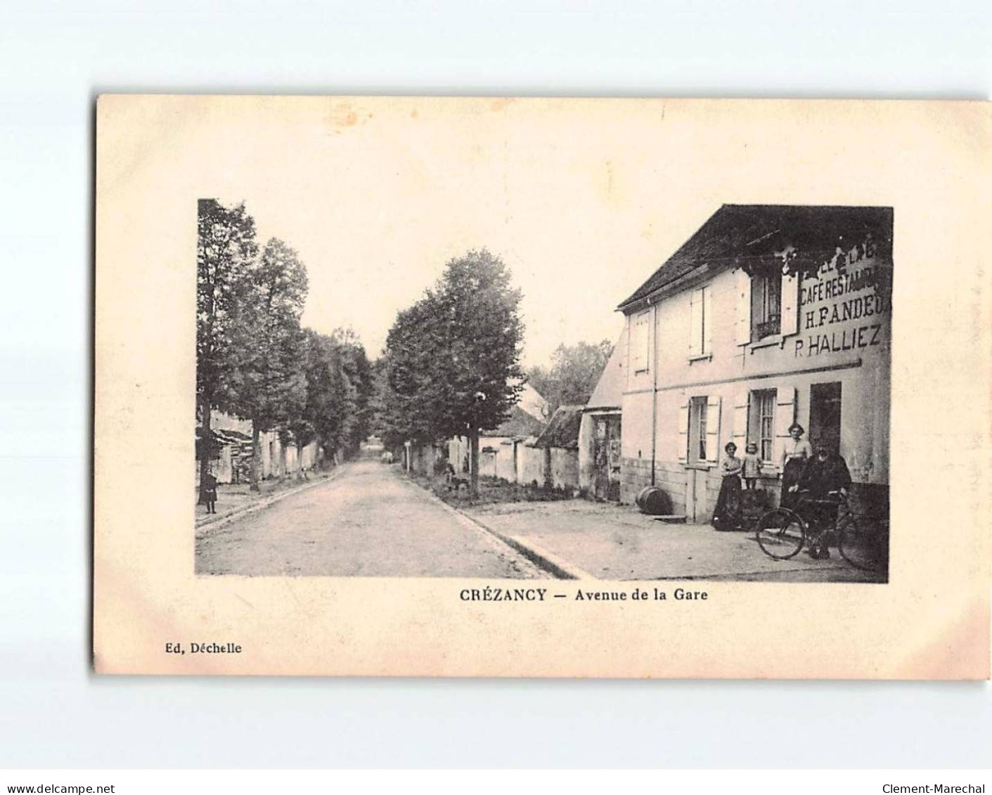 CREZANCY: Avenue De La Gare - Très Bon état - Andere & Zonder Classificatie