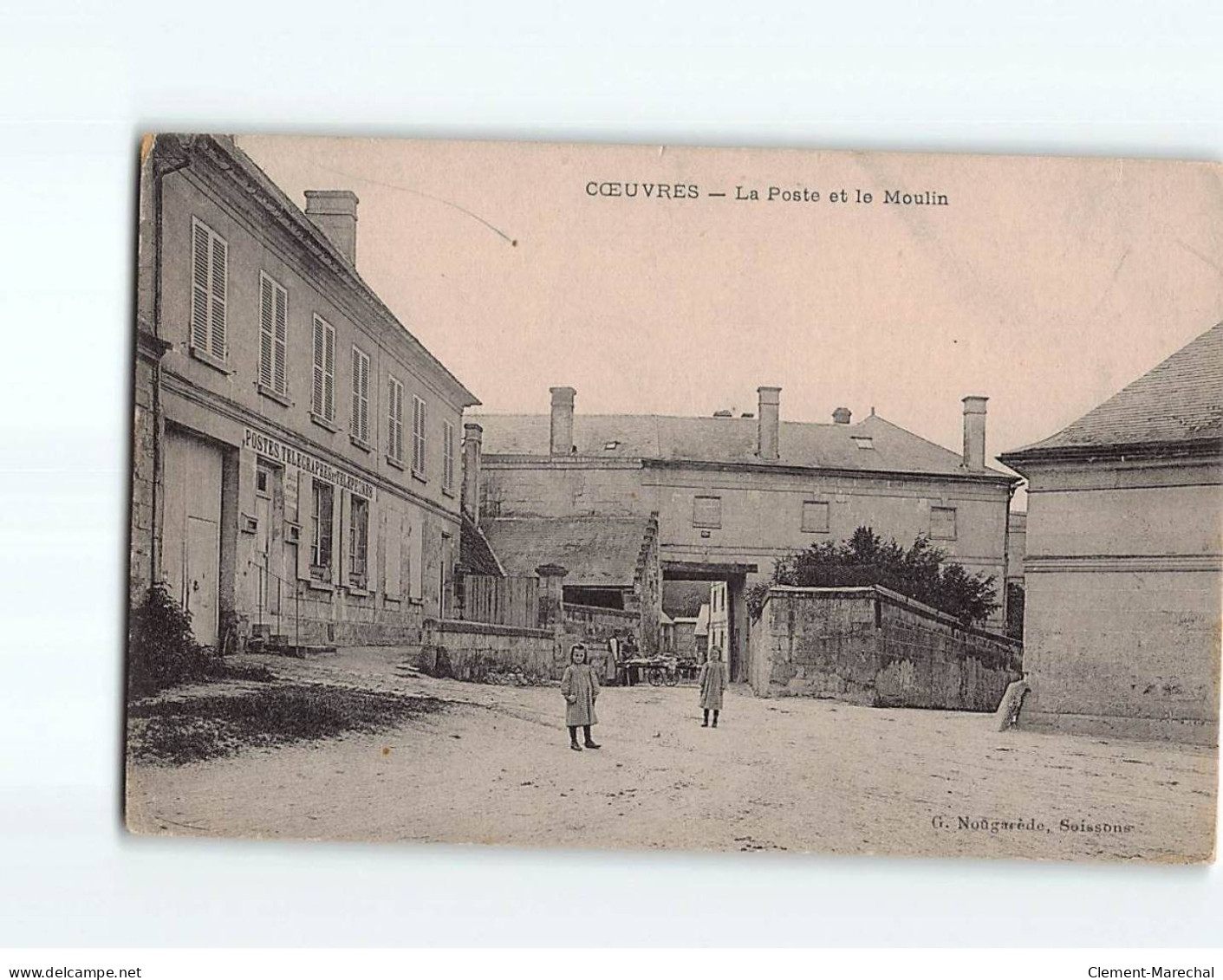 COEUVRES: La Poste Et Le Moulin - état - Other & Unclassified