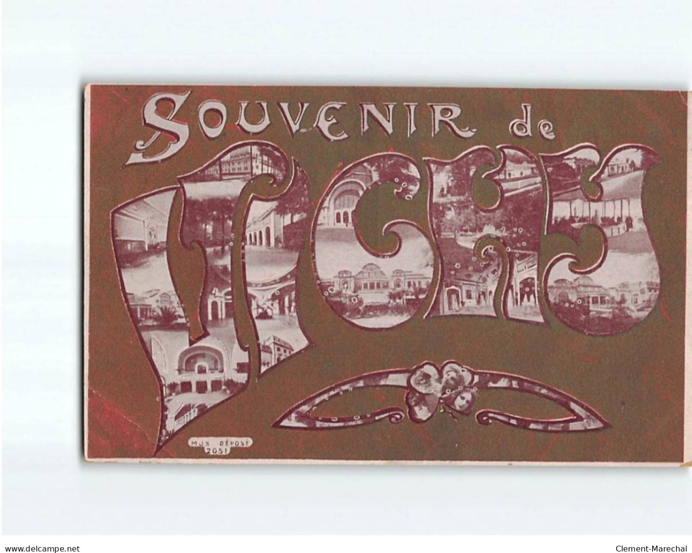 VICHY: Carte Souvenir - état - Vichy