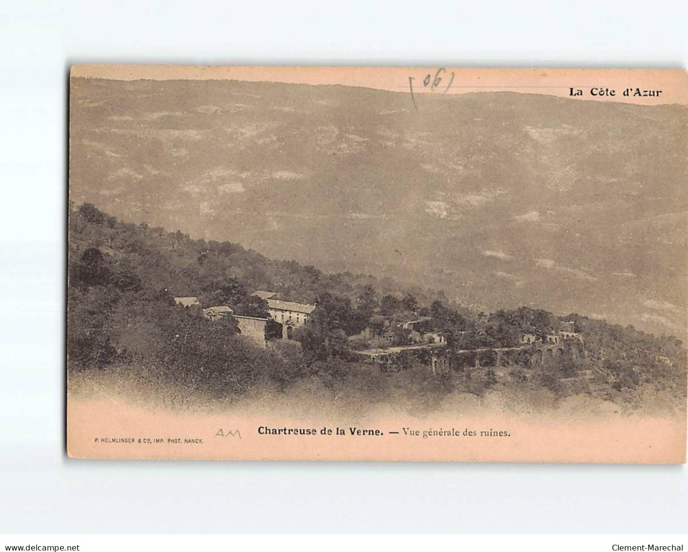 CHARTREUSE DE LA VERNE: Vue Générale Des Ruines - état - Collobrieres