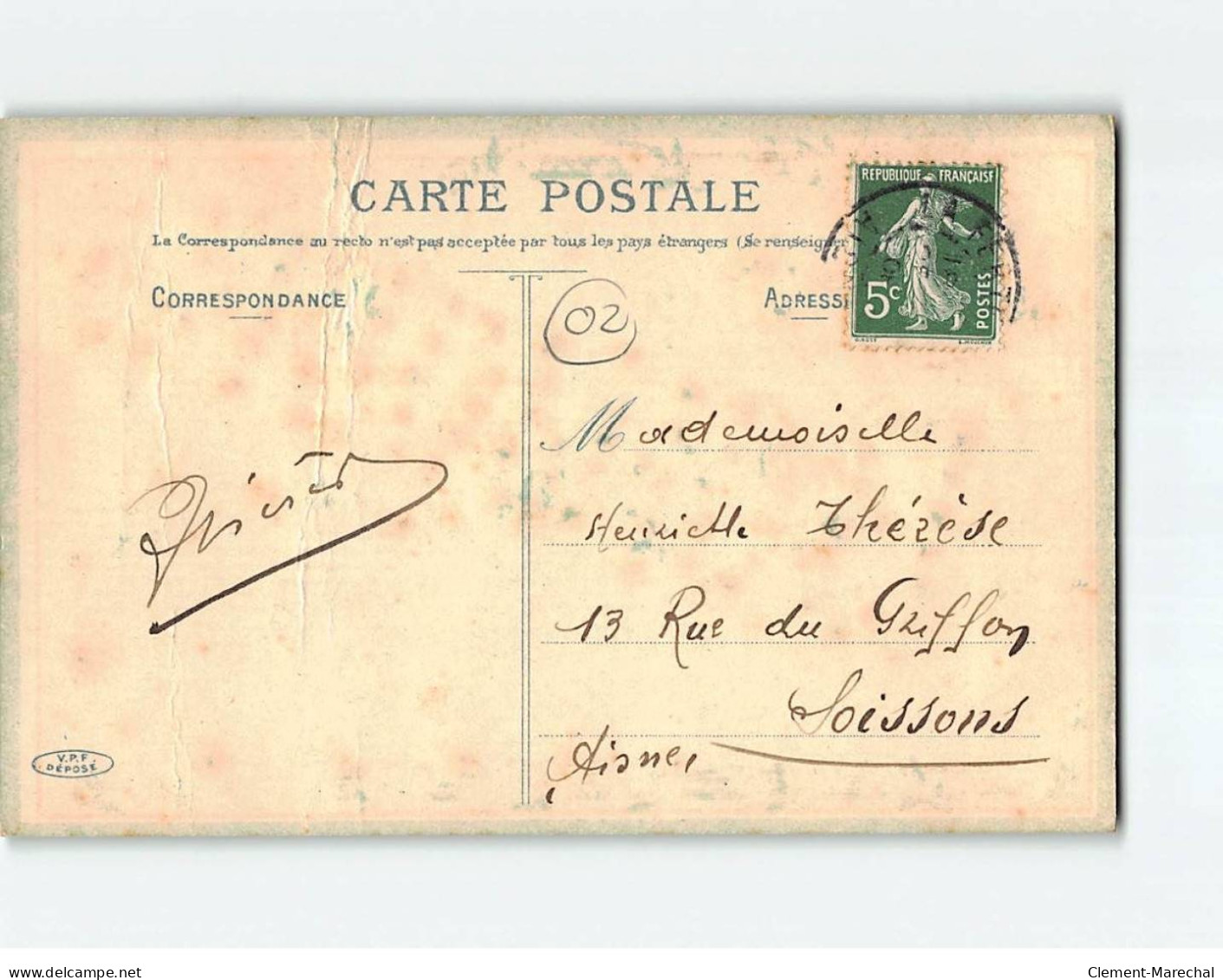 CHEZY EN ORXOIS: Carte Souvenir - état - Other & Unclassified