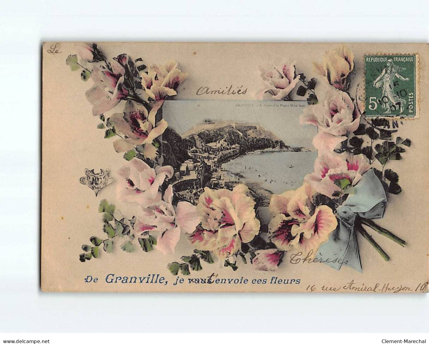 GRANVILLE : Carte Souvenir - état - Granville