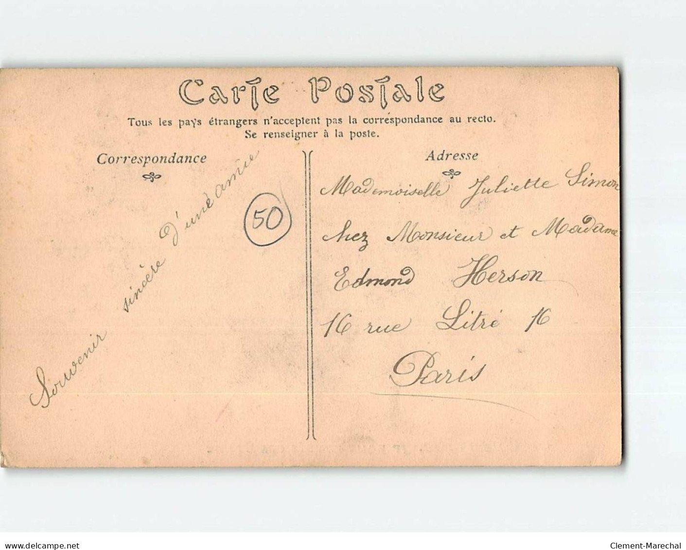 GRANVILLE : Carte Souvenir - état - Granville