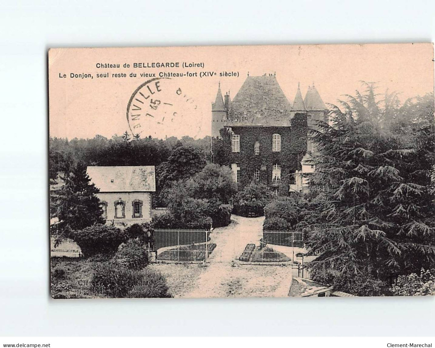 Château De BELLEGARDE : Le Donjon, Seul Reste Du Vieux Château-Fort - état - Sonstige & Ohne Zuordnung