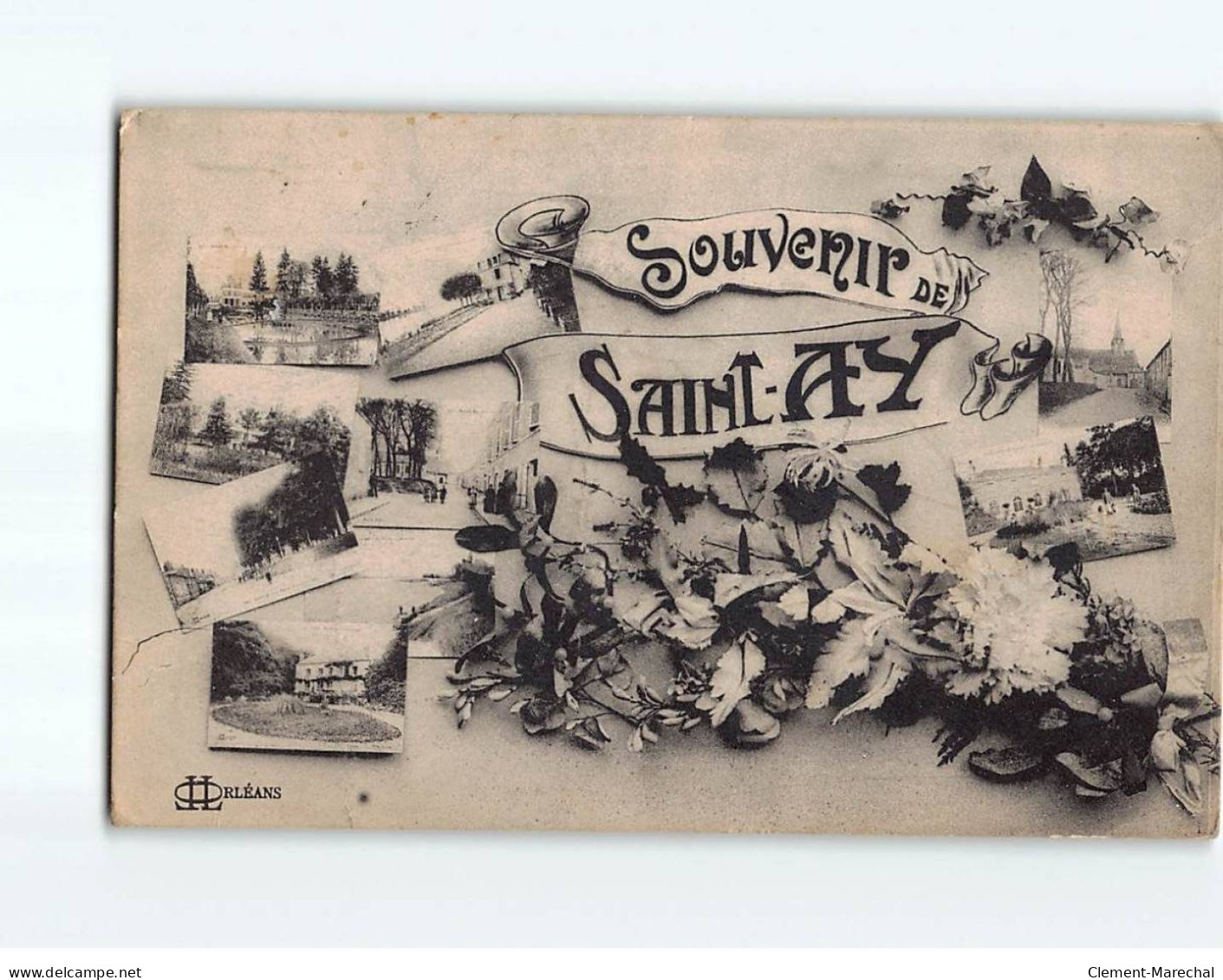 SAINT AY : Carte Souvenir - état - Other & Unclassified