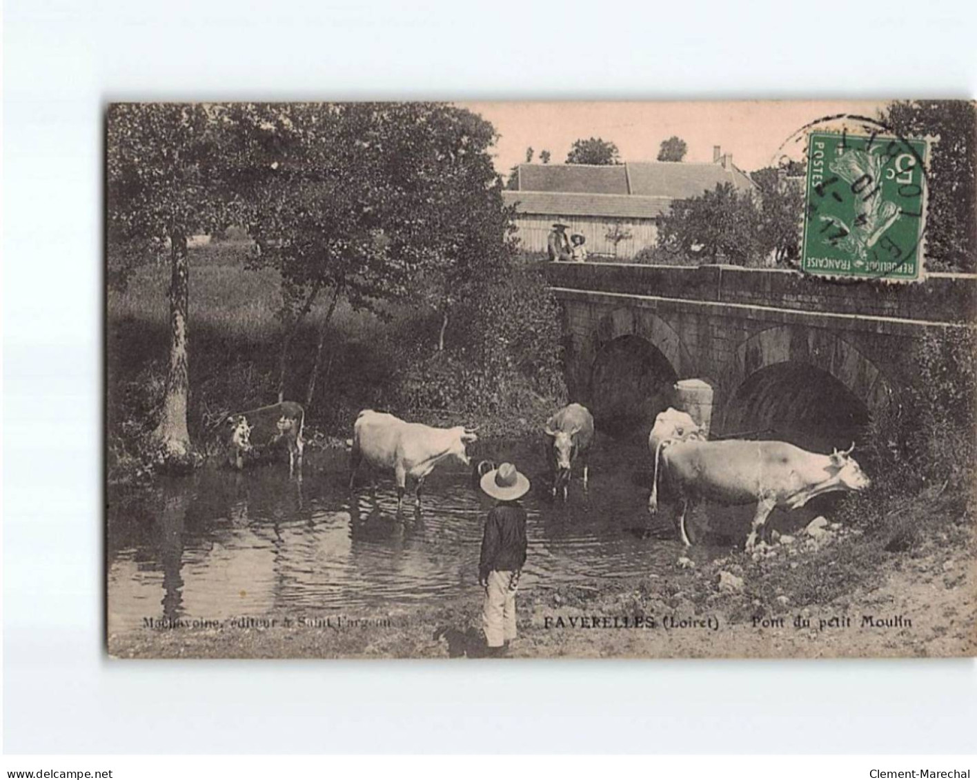 FAVERELLES : Pont Du Petit Moulin - état - Sonstige & Ohne Zuordnung