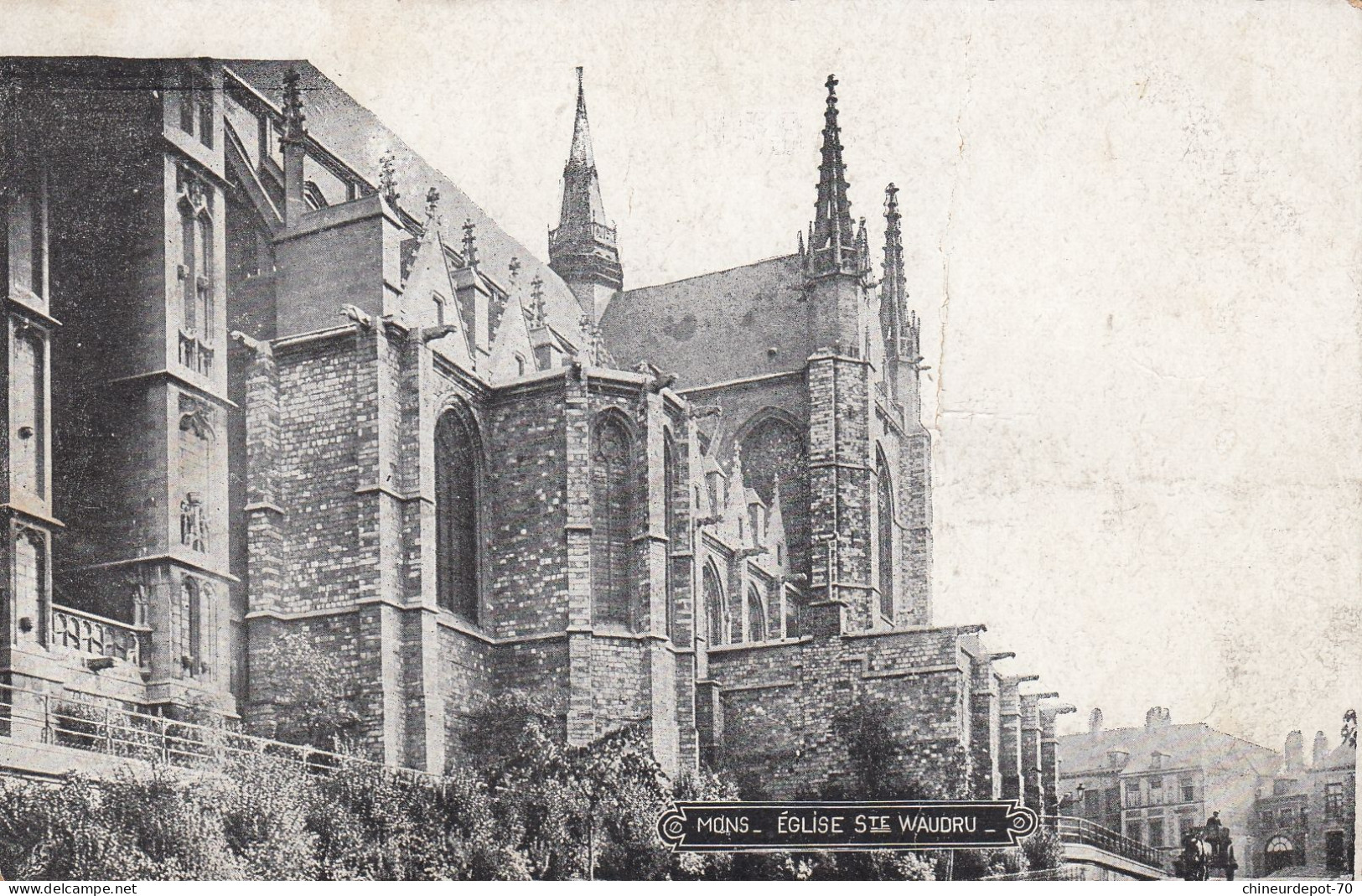 MONS    L EGLISE   SAINTE WAUDRU - Mons