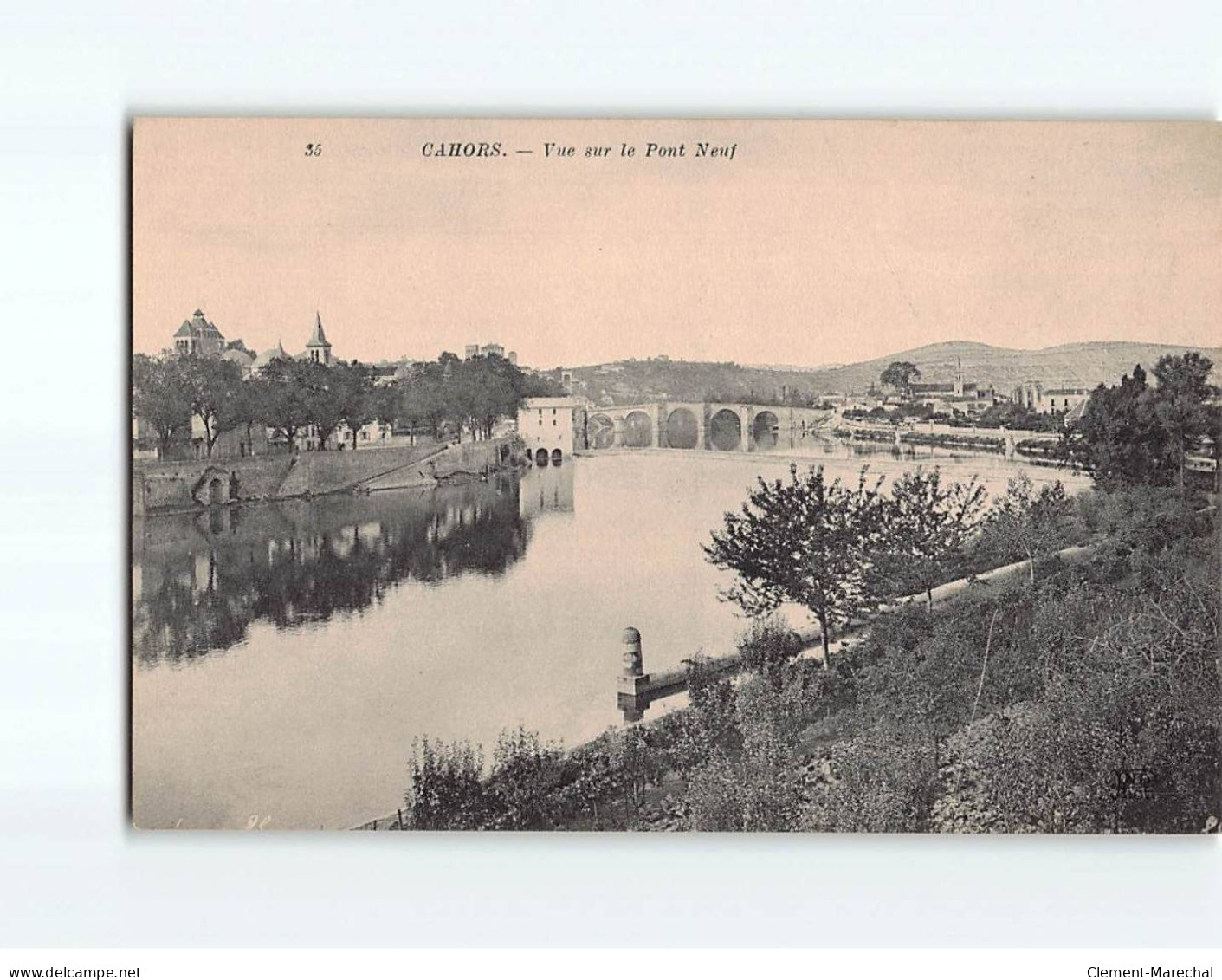 CAHORS : Vue Sur Le Pont Neuf - Très Bon état - Cahors