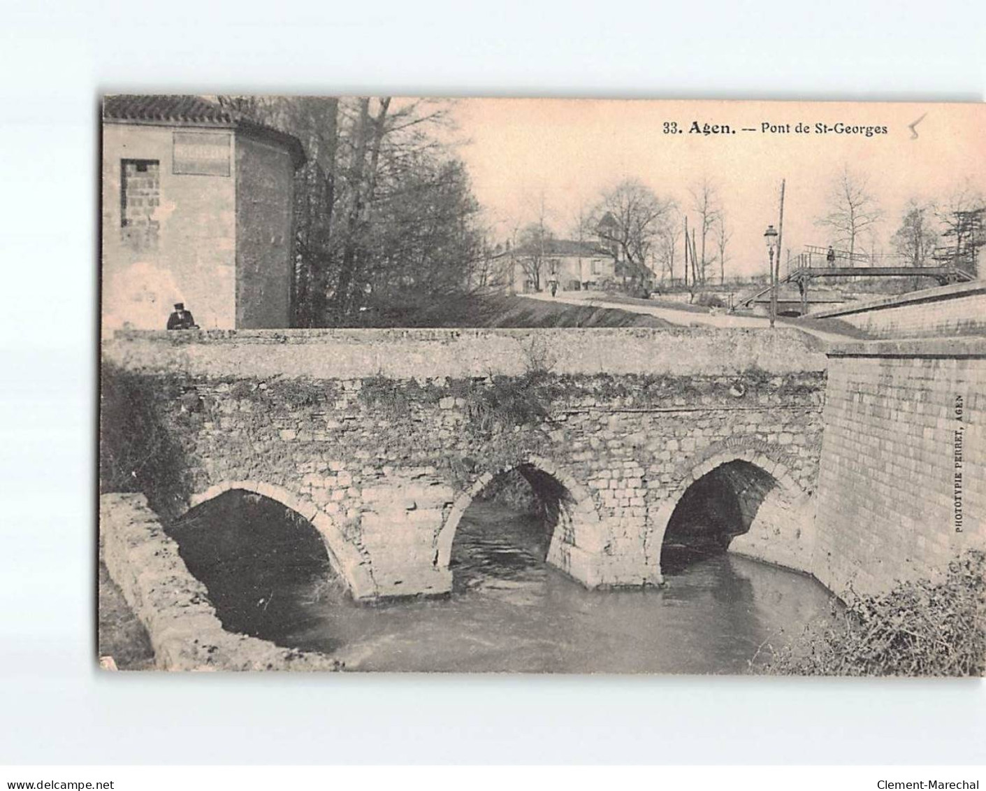 AGEN : Pont De Saint-Georges - état - Agen