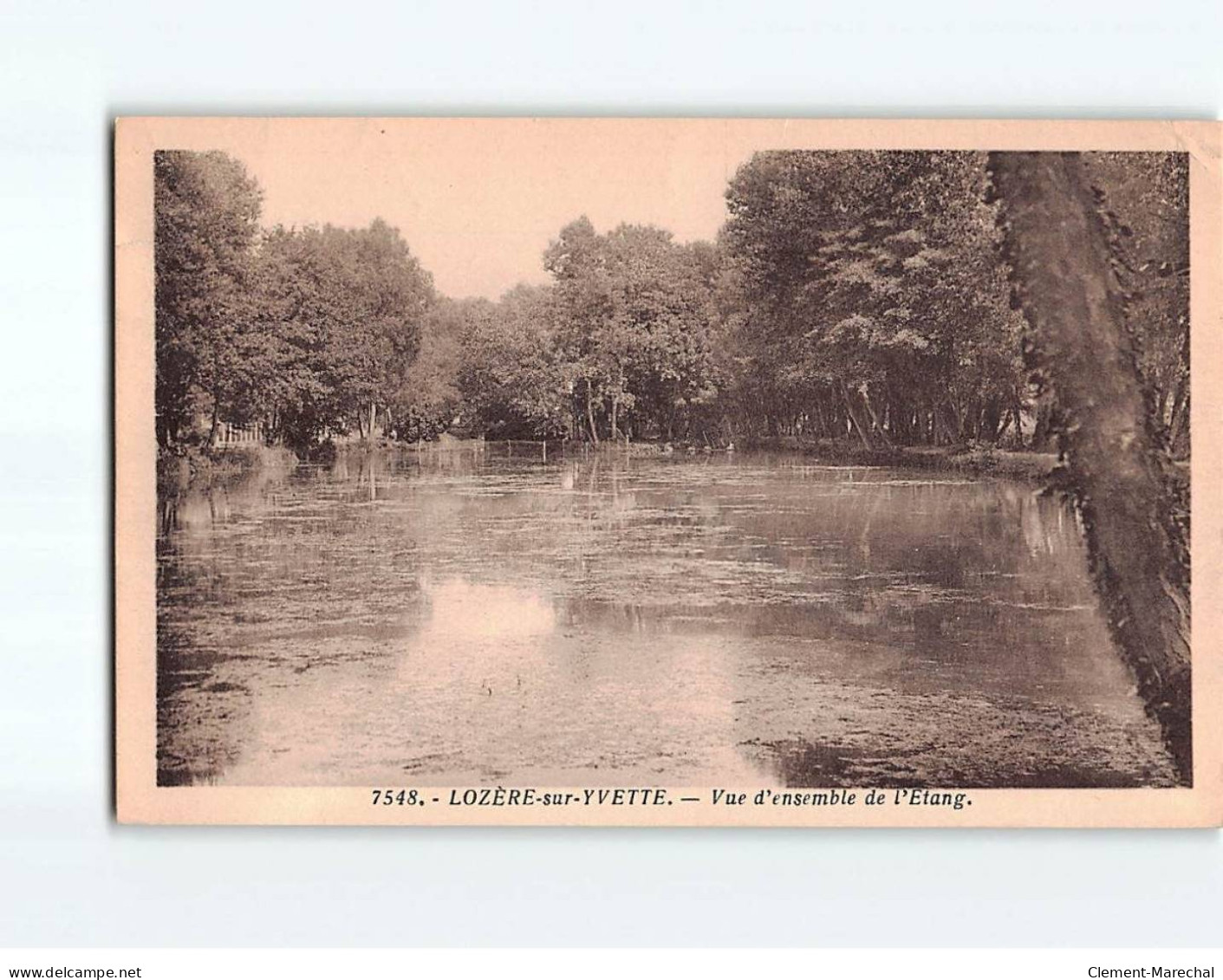 LOZERE SUR YVETTE : Vue D'ensemble De L'Etang - état - Andere & Zonder Classificatie