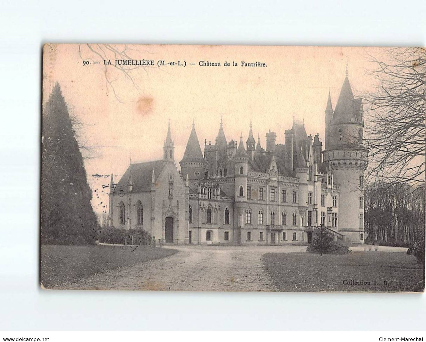 LA JUMELLIERE : Château De La Fautrière - état - Altri & Non Classificati