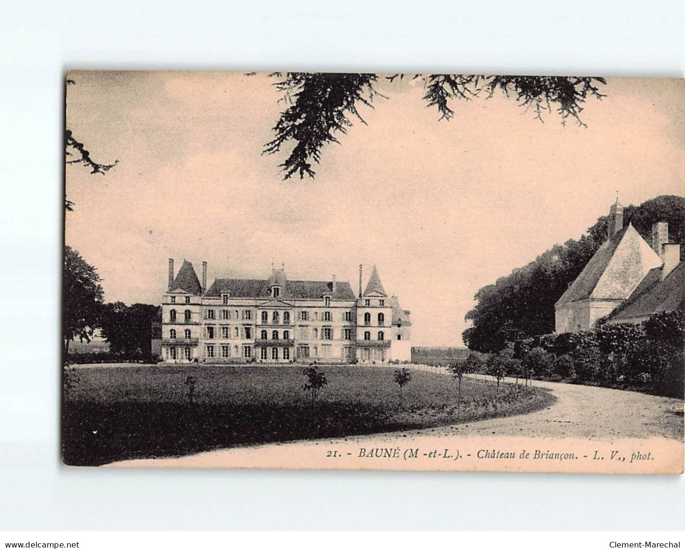 BAUNE : Château De Briançon - état - Autres & Non Classés