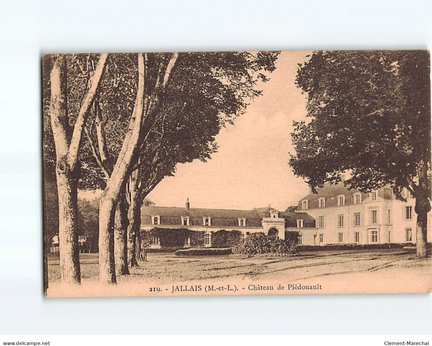 JALLAIS : Château De Piédouault - état - Autres & Non Classés