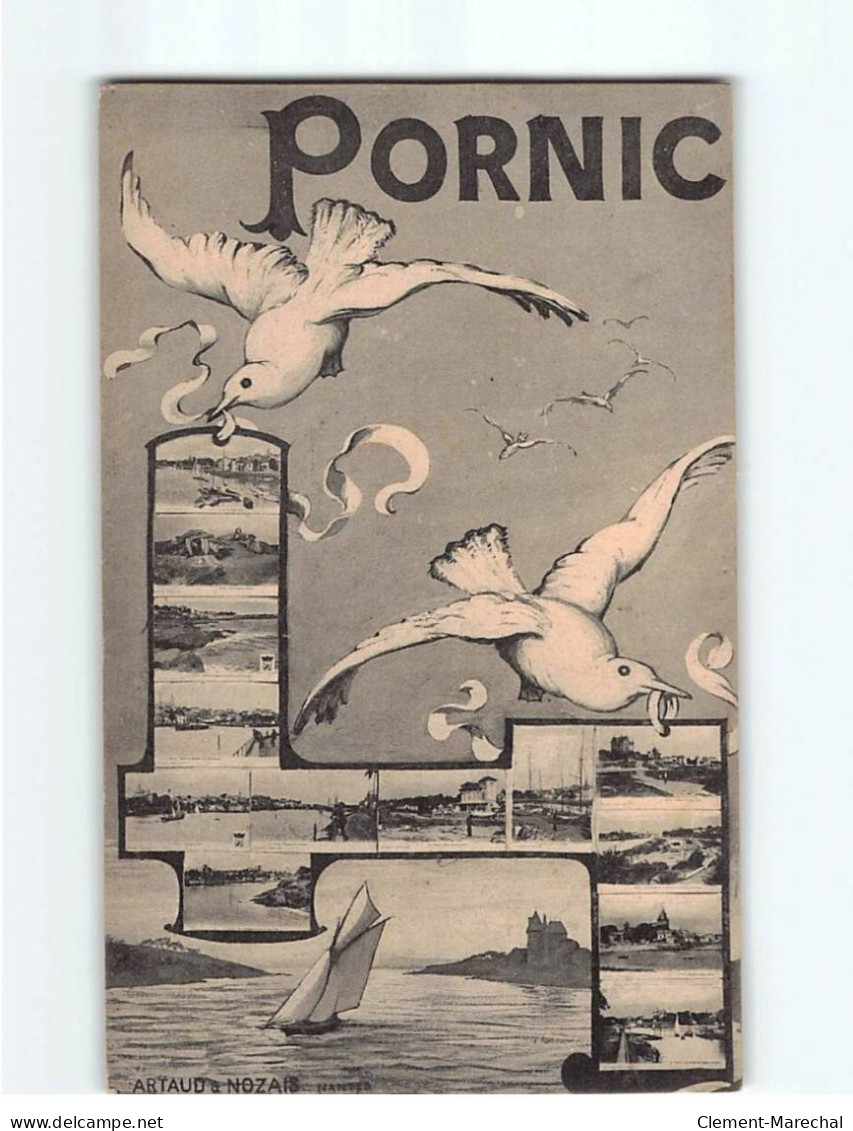 PORNIC : Carte Souvenir - état - Pornic