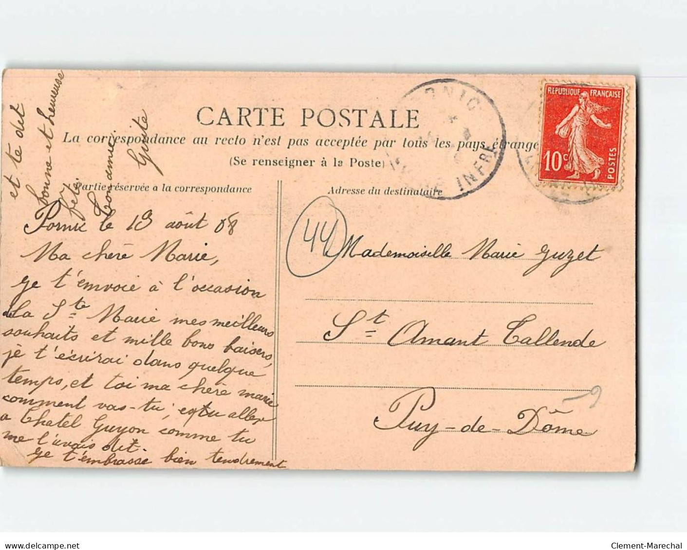 PORNIC : Carte Souvenir - état - Pornic