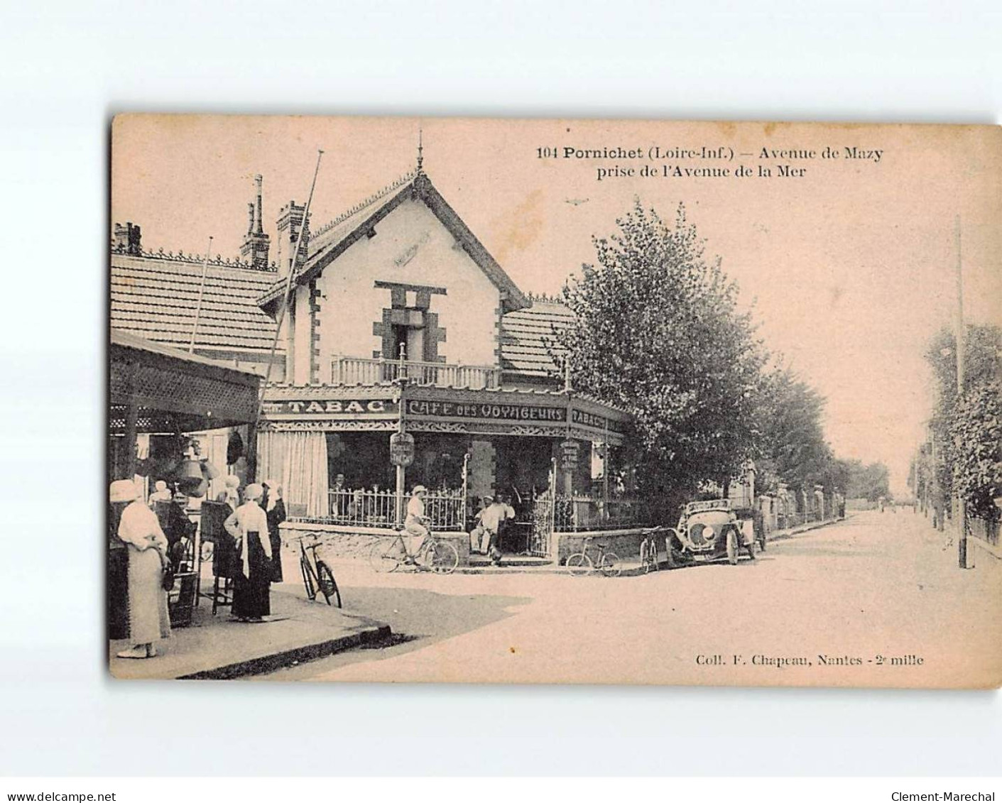 PORNICHET : Avenue De Mazy Prise De L'Avenue De La Mer - état - Pornichet