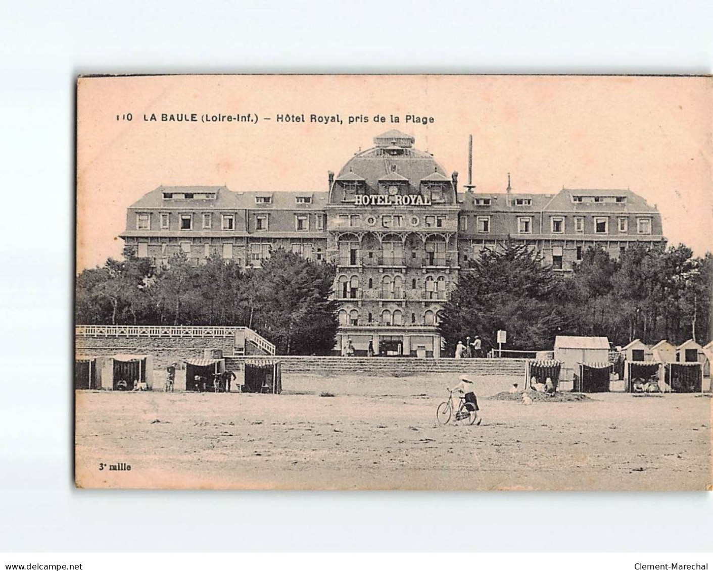LA BAULE : Hôtel Royal, Pris De La Plage - état - La Baule-Escoublac
