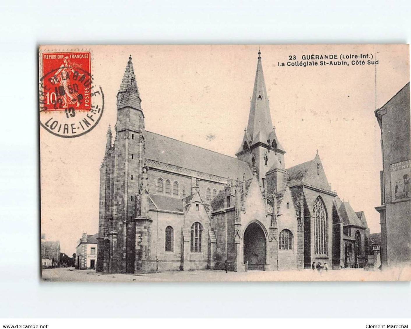 GUERANDE : La Collégiale Saint-Aubin - état - Guérande