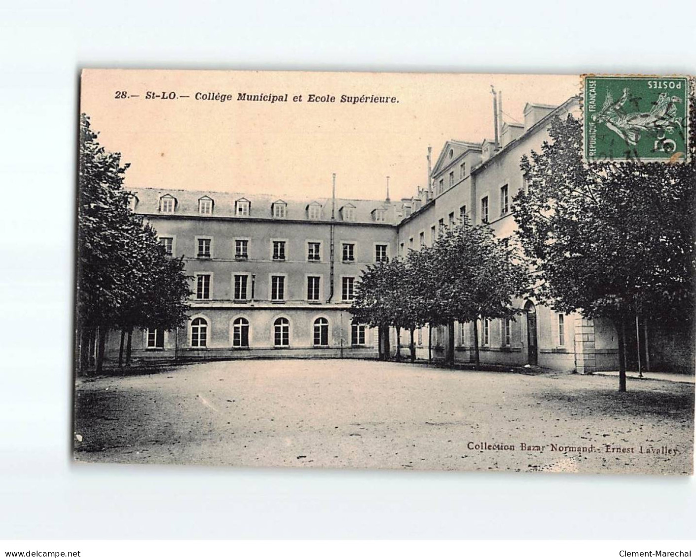 SAINT LO : Collège Municipal Et Ecole Supérieure - état - Saint Lo