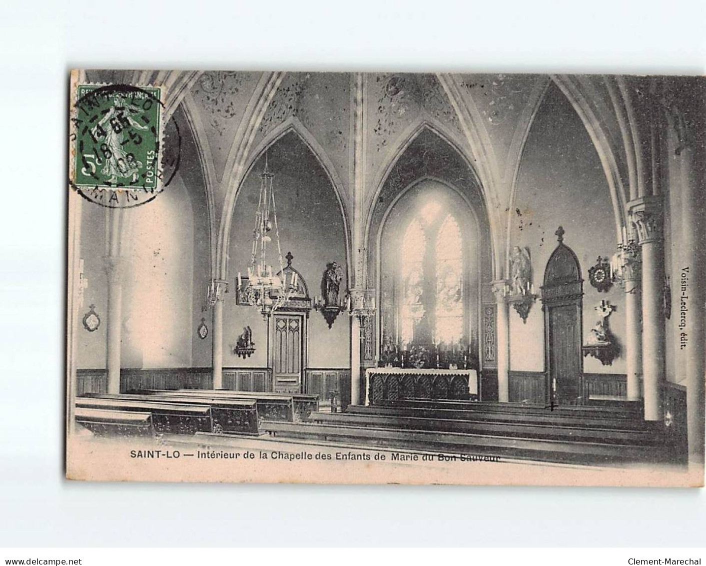 SAINT LO : Intérieur De La Chapelle Des Enfants De Marie Du Bon Sauveur - Très Bon état - Saint Lo