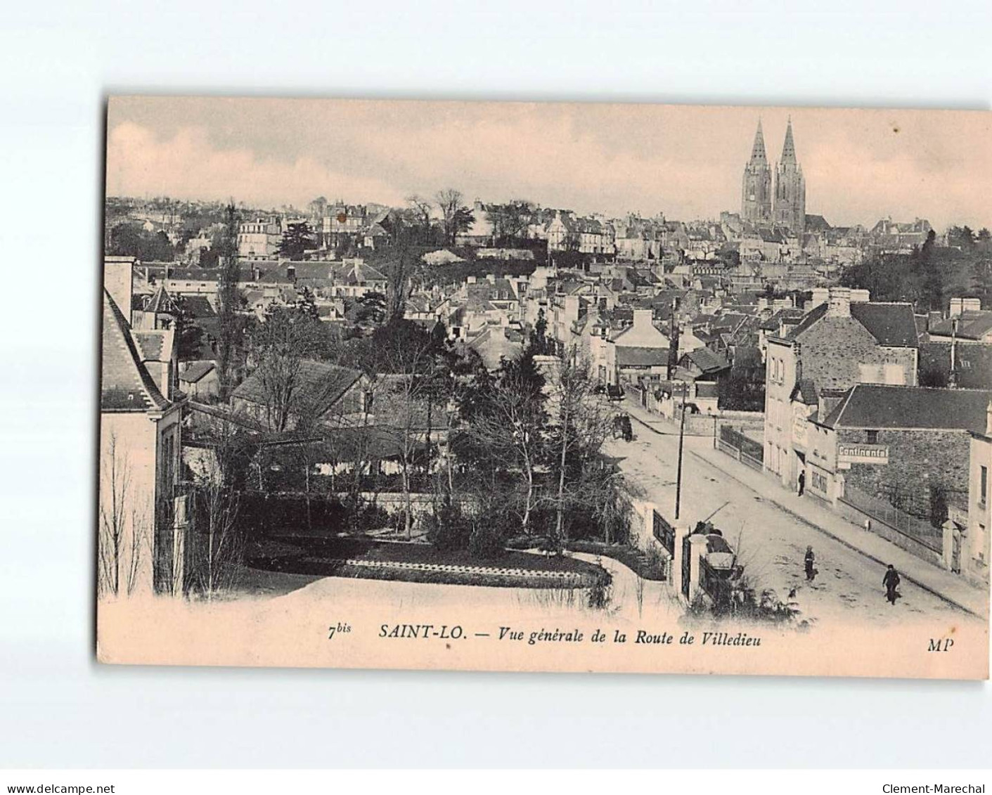 SAINT LO : Vue Générale De La Route De Villedieu - Très Bon état - Saint Lo