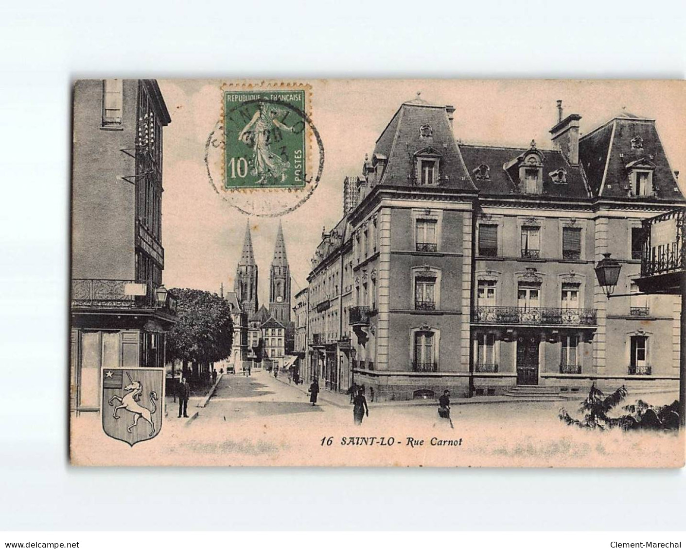 SAINT LO : Rue Carnot - état - Saint Lo