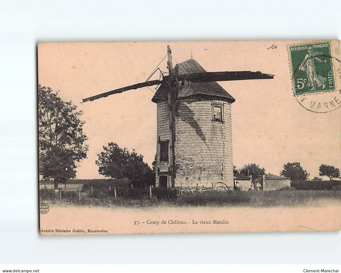 CAMP DE CHALONS : Le Vieux Moulin - état - Camp De Châlons - Mourmelon
