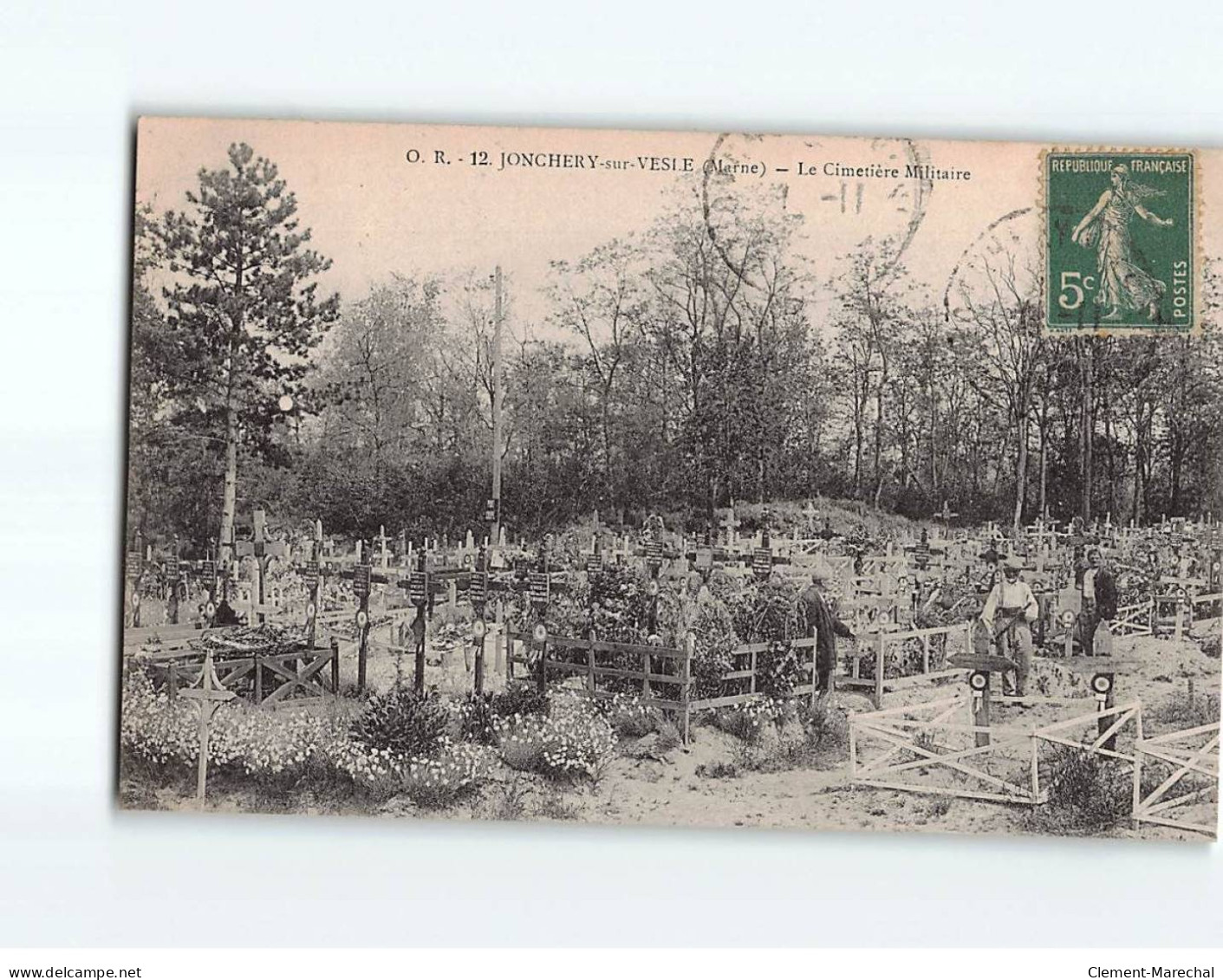 JONCHERY SUR VESLE : Le Cimetière Militaire - Très Bon état - Jonchery-sur-Vesle