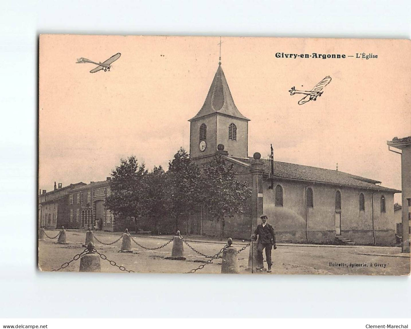 GIVRY EN ARGONNE : L'Eglise - état - Givry En Argonne